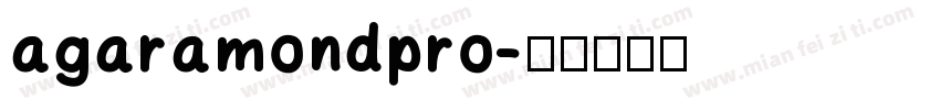 agaramondpro字体转换