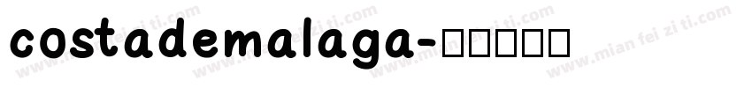 costademalaga字体转换