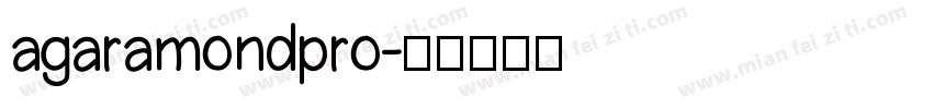 agaramondpro字体转换