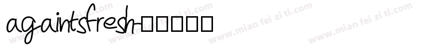 againtsfresh字体转换
