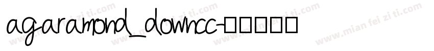 agaramond_downcc字体转换