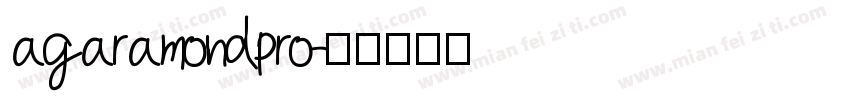 agaramondpro字体转换