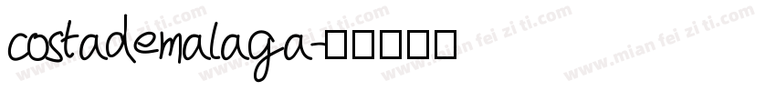 costademalaga字体转换