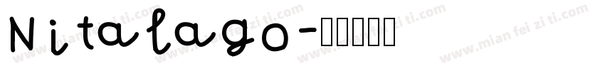 Nitalago字体转换