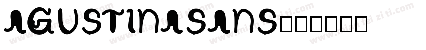 AGUSTINASANS字体转换