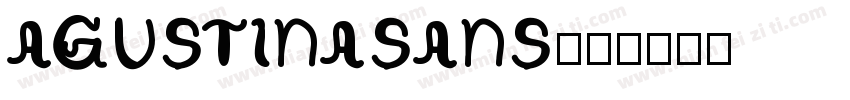 AGUSTINASANS字体转换