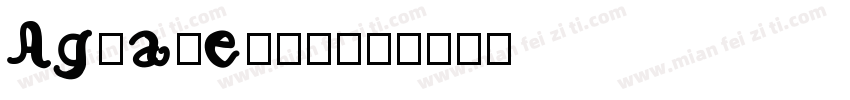 Aguamenti字体转换