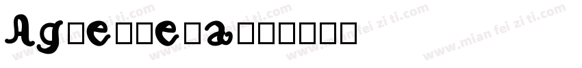 Aguellera字体转换