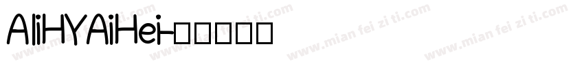 AIiHYAiHei字体转换