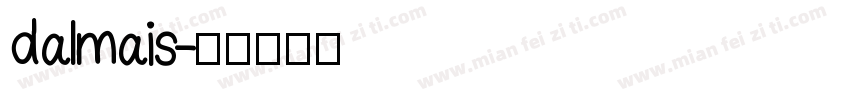 dalmais字体转换