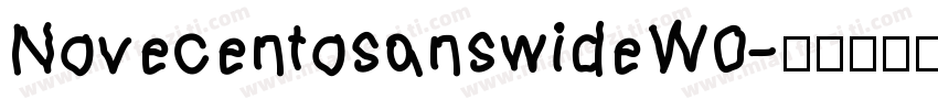 NovecentosanswideW0字体转换