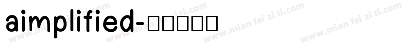 aimplified字体转换