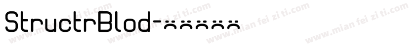 StructrBlod字体转换