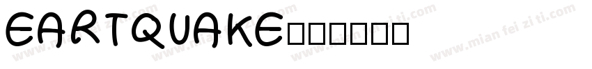 EARTQUAKE字体转换