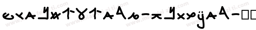 zihun131hao-kulecha字体转换