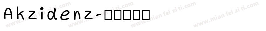 Akzidenz字体转换