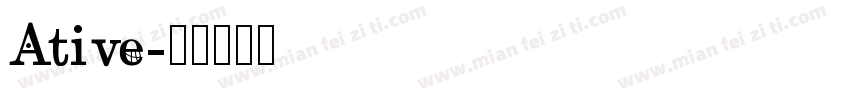Ative字体转换