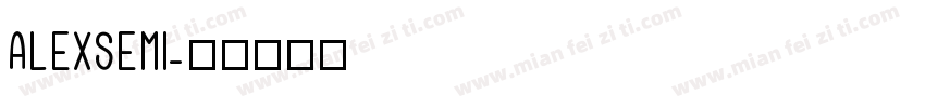 ALEXSEMI字体转换
