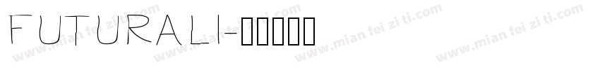 FUTURALI字体转换