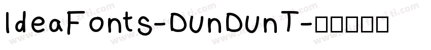 ldeaFonts-DunDunT字体转换