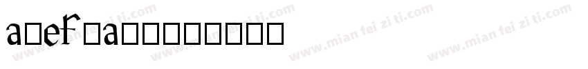 ameftati字体转换
