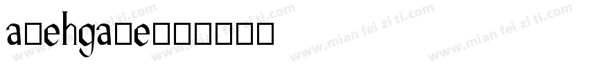 amehgane字体转换