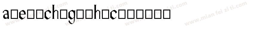 amemuchigothic字体转换