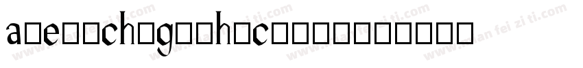 amemuchigothicmono字体转换