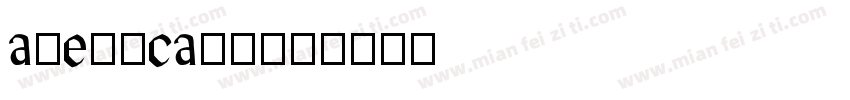 americanu字体转换