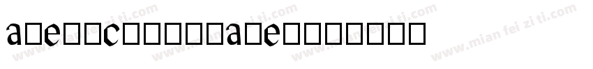 americorpslaser字体转换