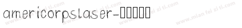 americorpslaser字体转换