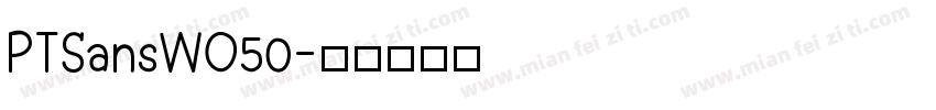 PTSansWO50字体转换