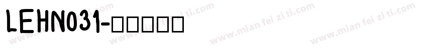 LEHN031字体转换