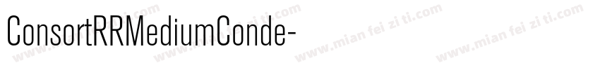 ConsortRRMediumConde字体转换