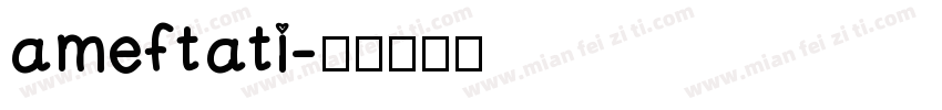 ameftati字体转换