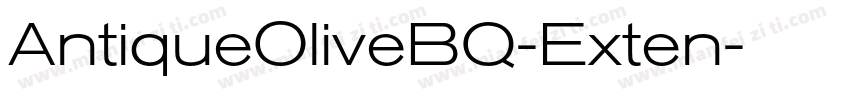 AntiqueOliveBQ-Exten字体转换
