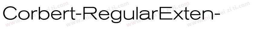 Corbert-RegularExten字体转换