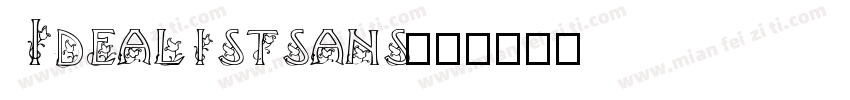 Idealistsans字体转换
