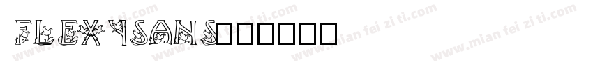 flexysans字体转换