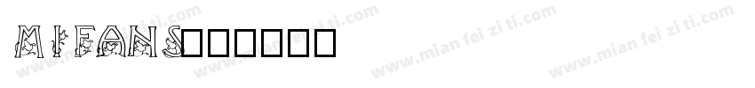 mifans字体转换