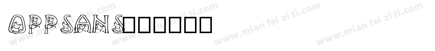 oppsans字体转换
