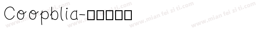 Coopblia字体转换