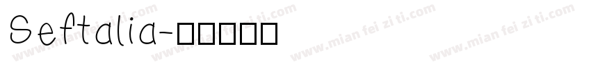 Seftalia字体转换