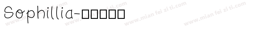 Sophillia字体转换