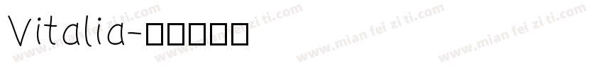 Vitalia字体转换