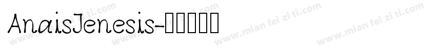 AnaisJenesis字体转换