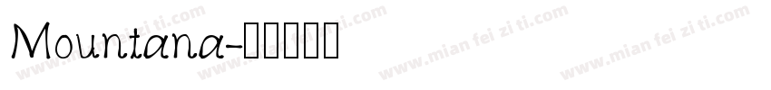 Mountana字体转换