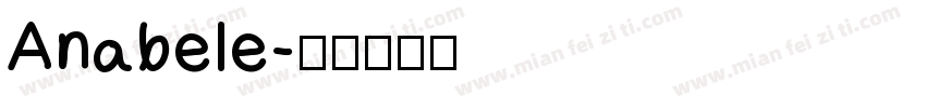 Anabele字体转换