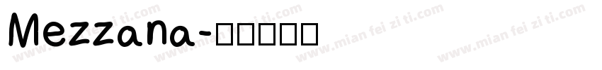 Mezzana字体转换
