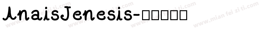 AnaisJenesis字体转换